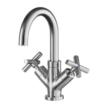  - OMNIRES MODERN bateria umywalkowa z korkiem klik-klak, chrom połysk C301CR - C301CR - Łazienki Szydłowski