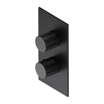  - OMNIRES CONTOUR termostatyczna bateria prysznicowo-wannowa podtynkowa, antracyt szczotkowany CT8036AT - CT8036AT - Łazienki Szydłowski