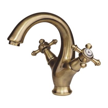  - OMNIRES RETRO bateria umywalkowa, brąz antyczny szczotkowany RE7210BR - RE7210BR - Łazienki Szydłowski