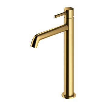 - OMNIRES Y bateria umywalkowa wysoka, złoty szczotkowany Y1212GLB - Y1212GLB - Łazienki Szydłowski