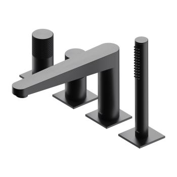 - OMNIRES CONTOUR bateria wannowa 4-otworowa, antracyt szczotkowany CT8032AT - CT8032AT - Łazienki Szydłowski