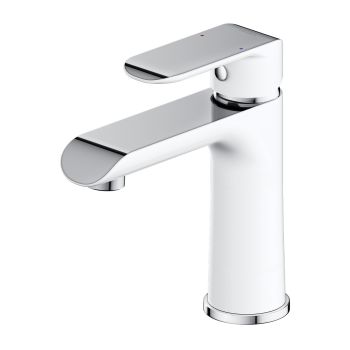  - OMNIRES SACRAMENTO bateria umywalkowa, chrom/biały połysk SC2310CRB - SC2310CRB - Łazienki Szydłowski