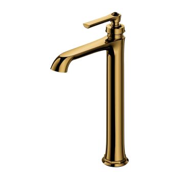 - OMNIRES ARMANCE bateria umywalkowa wysoka, 32 cm, złoty połysk AM5213GL - AM5213GL - Łazienki Szydłowski