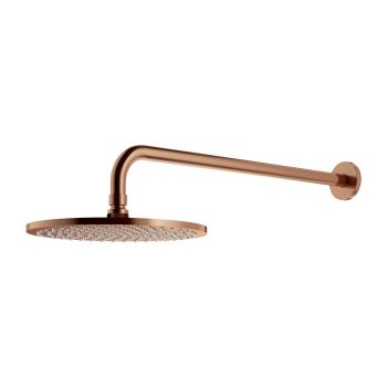 - OMNIRES SLIMLINE deszczownica z ramieniem, miedź szczotkowana WGSET1CPB - WGSET1CPB - Łazienki Szydłowski