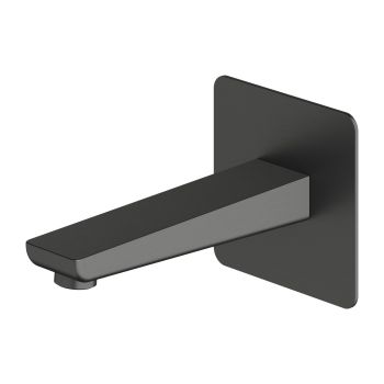  - OMNIRES PARMA wylewka wannowa ścienna, grafit szczotkowany WDPARMAGR - WDPARMAGR - Łazienki Szydłowski