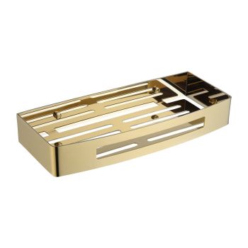  - OMNIRES UNI koszyk prysznicowy, 30 x 5 x 13 cm, złoty połysk UN10331GL - UN10331GL - Łazienki Szydłowski