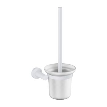 - OMNIRES MODERN PROJECT szczotka toaletowa wisząca, biały mat MP60620WM - MP60620WM - Łazienki Szydłowski