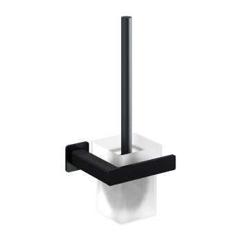  - OMNIRES NELSON szczotka toaletowa wisząca, czarny mat NL80620BL - NL80620BL - Łazienki Szydłowski
