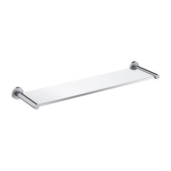 - OMNIRES MODERN PROJECT półka szklana, nikiel szczotkowany MP60930NI - MP60930NI - Łazienki Szydłowski