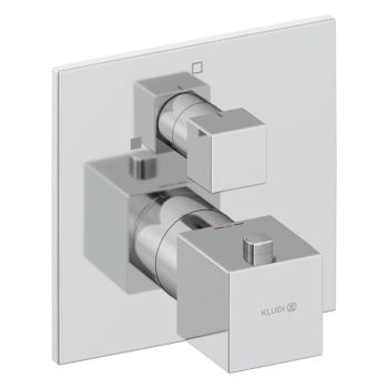 - KLUDI DECUS Termostatyczna bateria prysznicowa podtynkowa, chrom 548850575 - 548850575 - Łazienki Szydłowski