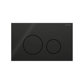 - GEBERIT Sigma 40 Round przycisk spłukujący czarny 115628SJ1 - 115.628.SJ.1 - Łazienki Szydłowski