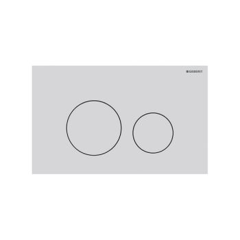 - GEBERIT Sigma 40 Round przycisk spłukujący biały mat z powłoką easy-to-clean 115628JT1 - 115.628.JT.1 - Łazienki Szydłowski