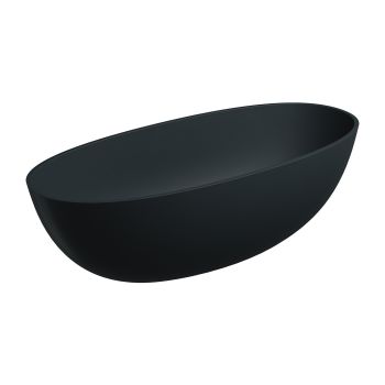 - OMNIRES SHELL M+ wanna wolnostojąca, 175 x 78 cm, black lava mat SHELL175WWBLV - SHELL175WWBLV - Łazienki Szydłowski