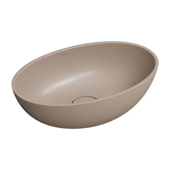 - OMNIRES SHELL M+ umywalka nablatowa, 50 x 32 cm, dune beige mat SHELL500UNDB - SHELL500UNDB - Łazienki Szydłowski