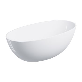 OMNIRES SHELL M+ wanna wolnostojąca, 148 x 75 cm, biały połysk SHELL148WWBP SHELL148WWBP od 