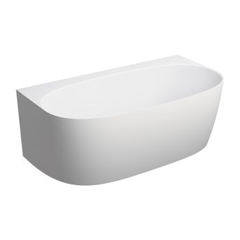 OMNIRES VALENCIA M+ wanna przyścienna, 158 x 86 cm, biały mat VALENCIAWPBM VALENCIAWPBM od 