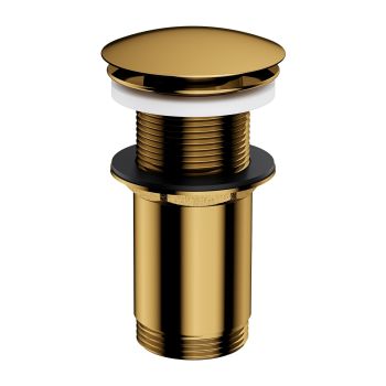 - OMNIRES korek klik-klak do syfonu umywalkowego, złoty połysk A716GL - A716GL - Łazienki Szydłowski