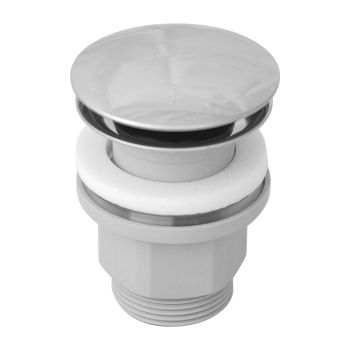 - OMNIRES korek klik-klak do umywalki z przelewem, chrom połysk A64CR - A64CR - Łazienki Szydłowski