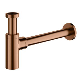 - OMNIRES syfon umywalkowy ozdobny, miedź szczotkowana A186CPB - A186CPB - Łazienki Szydłowski