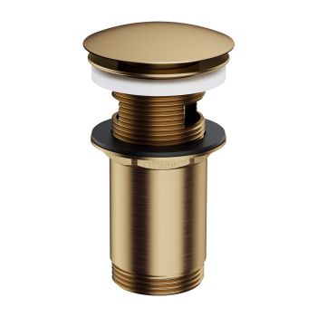  - OMNIRES korek klik-klak do umywalki z przelewem, brąz antyczny szczotkowany A706BR - A706BR - Łazienki Szydłowski