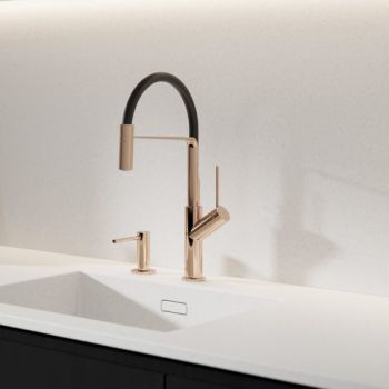  - OMNIRES VITA bateria kuchenna z wyciąganą wylewką, miedź połysk VI6350BLCP - VI6350BLCP - Łazienki Szydłowski