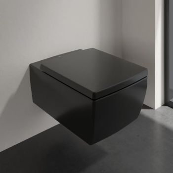 - Villeroy & Boch Memento 2.0 miska WC wisząca 56 X 37,5 cm z DirectFlush z CeramicPlus,  pure black 4633R0R7 - 4633R0R7 - Łazienki Szydłowski