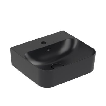 - Villeroy & Boch Finion umywalka 43 x 39 cm z CeramicPlus, kolor pure black 436443R7 - 436443R7 - Łazienki Szydłowski
