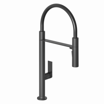  - KLUDI QORD bateria kuchenna czarny mat 568596675 - 568596675 - Łazienki Szydłowski