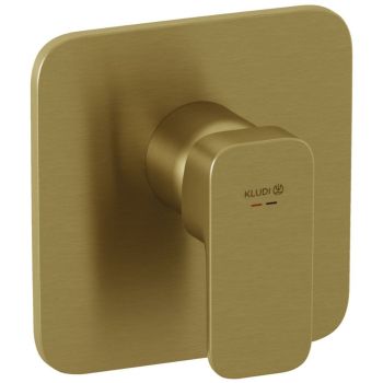  - KLUDI RENON bateria podtynkowa prysznicowa złoty szczotkowany 42755N075 - 42755N075 - Łazienki Szydłowski