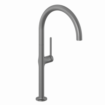  - KLUDI-REEF jednouchwytowa bateria kuchenna czarny szczotkowany 50803N275 - 50803N275 - Łazienki Szydłowski