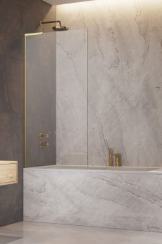 - Radaway Modo SL PNJ II parawan nawannowy jednoczęściowy Prawy 60 cm złoty 103160600901R - 10316060-09-01R - Łazienki Szydłowski