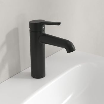  - Villeroy & Boch Skyla bateria umywalkowa czarny mat TVW116002000K5 - TVW116002000K5 - Łazienki Szydłowski