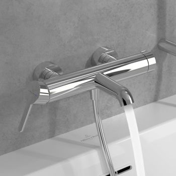  - Villeroy & Boch Skyla bateria wannowa ścienna z wylewką chrom TVS11600300061 - TVS11600300061 - Łazienki Szydłowski