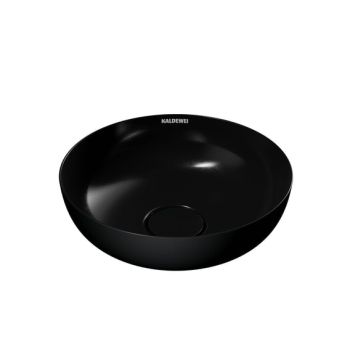 - KALDEWEI MIENA umywalka nablatowa okrągła , stal emaliowana , średnica 38 cm kolor czarny połysk z powłoką Perl-Effekt 909406003701 - 909406003701 - Łazienki Szydłowski