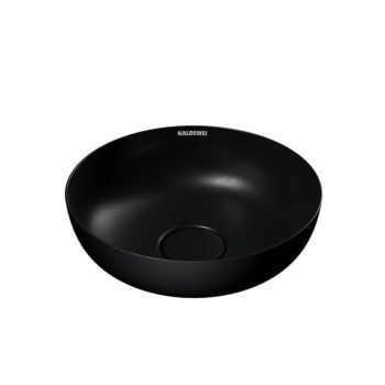 - KALDEWEI MIENA umywalka nablatowa okrągła , stal emaliowana , średnica 38 cm kolor czarny mat z powłoką Perl-Effekt 909406003676 - 909406003676 - Łazienki Szydłowski