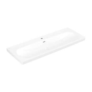  - Villeroy & Boch Skyla umywalka ścienna 120 x 46 cm  kolor biały połysk  z  powłoka Ceramic Plus 5A51C5R1 - 5A51C5R1 - Łazienki Szydłowski