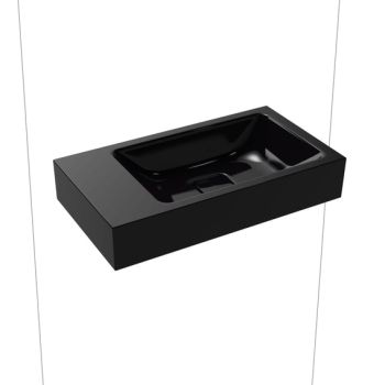  - KALDEWEI CONO umywalka 55 x 30 cm stal emaliowana kolor czarny z Perl-Effekt 908006433701 - 908006433701 - Łazienki Szydłowski