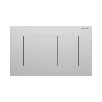  - GEBERIT Sigma 40 Przycisk spłukujacy prostokątny, spłukiwanie dwudzielne Szczotkowany, z powłoką easy-to-clean 115629FW1 - 115.629.FW.1 - Łazienki Szydłowski