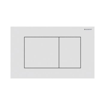  - GEBERIT Sigma 40 Przycisk spłukujący prostokątny, spłukiwanie dwudzielne biały mat Powłoka easy-to-clean 115629JT1 - 115.629.JT.1 - Łazienki Szydłowski