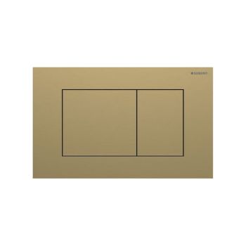  - GEBERIT Sigma 40 Przycisk spłukujący prostokątny, spłukiwanie dwudzielne mosiądz / Szczotkowany, z powłoką easy-to-clean 115.629.QF.1 - 115.629.QF.1 - Łazienki Szydłowski