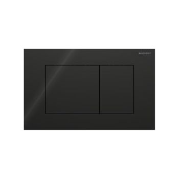  - GEBERIT Sigma 40 Przycisk spłukujący prostokątny, spłukiwanie dwudzielne czarny / szkło błyszczące 115629SJ1 - 115.629.SJ.1 - Łazienki Szydłowski