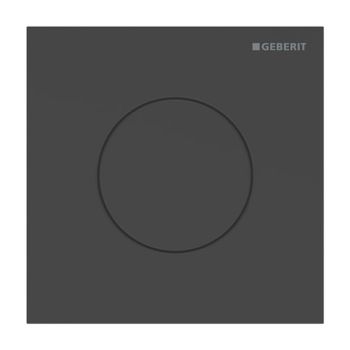  - GEBERIT typ 40 System spłukiwania pisuarów z pneumatycznym uruchamianiem spłukiwania, przycisk uruchamiający okrągły czarny mat / powłoka easy-to-clean 116014141 - 116.014.14.1 - Łazienki Szydłowski