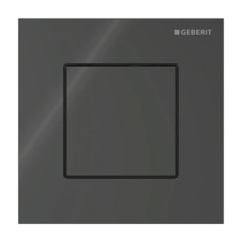  - GEBERIT typ 40 System spłukiwania pisuarów z pneumatycznym uruchamianiem spłukiwania, przycisk uruchamiający kwadratowy czarny / szkło błyszczące 116217SJ1 - 116.217.SJ.1 - Łazienki Szydłowski