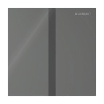 - GEBERIT typ 40 System spłukiwania pisuarów z elektronicznym uruchamianiem spłukiwania, zasilanie sieciowe, płyta przykrywająca kwadratowa lava / szkło błyszczące 116227JK1 - 116.227.JK.1 - Łazienki Szydłowski