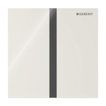- GEBERIT typ 40 System spłukiwania pisuarów z elektronicznym uruchamianiem spłukiwania, zasilanie sieciowe, płyta przykrywająca kwadratowa piaskowy szary 116227JL1 - 116.227.JL.1 - Łazienki Szydłowski