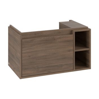  - Villeroy & Boch Skyla szafka pod umywalkę 77,2 cm z 1 szuflada z otwartą półką, kolor Arizona Oak C78800VH - C78800VH - Łazienki Szydłowski