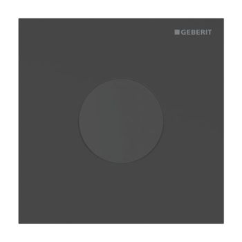 - GEBERIT typ 40 System spłukiwania pisuarów z elektronicznym uruchamianiem spłukiwania, zasilanie bateryjne, płyta przykrywająca okrągły czarny mat / powłoka easy-to-clean 116034141 - 116.034.14.1 - Łazienki Szydłowski