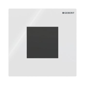  - GEBERIT typ 01 System spłukiwania pisuarów z elektronicznym uruchamianiem spłukiwania, zasilanie sieciowe, płyta przykrywająca prostokątny biały / błyszczący 116093111 - 116.093.11.1 - Łazienki Szydłowski