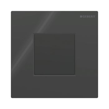 - GEBERIT typ 01 System spłukiwania pisuarów z elektronicznym uruchamianiem spłukiwania, zasilanie sieciowe, płyta przykrywająca prostokątny czarny / błyszczący 116093DW1 - 116.093.DW.1 - Łazienki Szydłowski