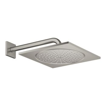  - GROHE-AQUA Rainshower Deszczownica z ramieniem 28,6 cm, 1 strumień satin steel 26860MS0 - 26860MS0 - Łazienki Szydłowski